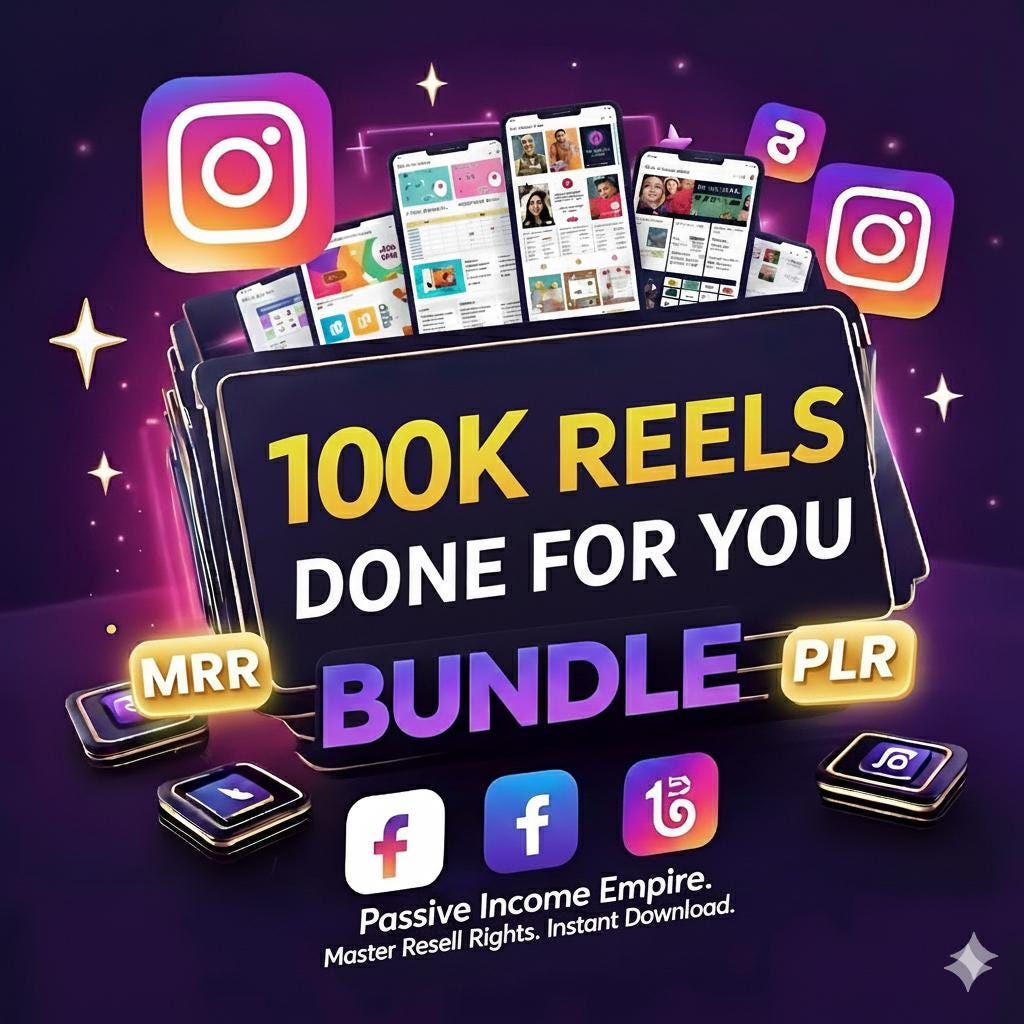 100000+ Viral Reels Bundle: Social Media Content Templates (Digital Download)
