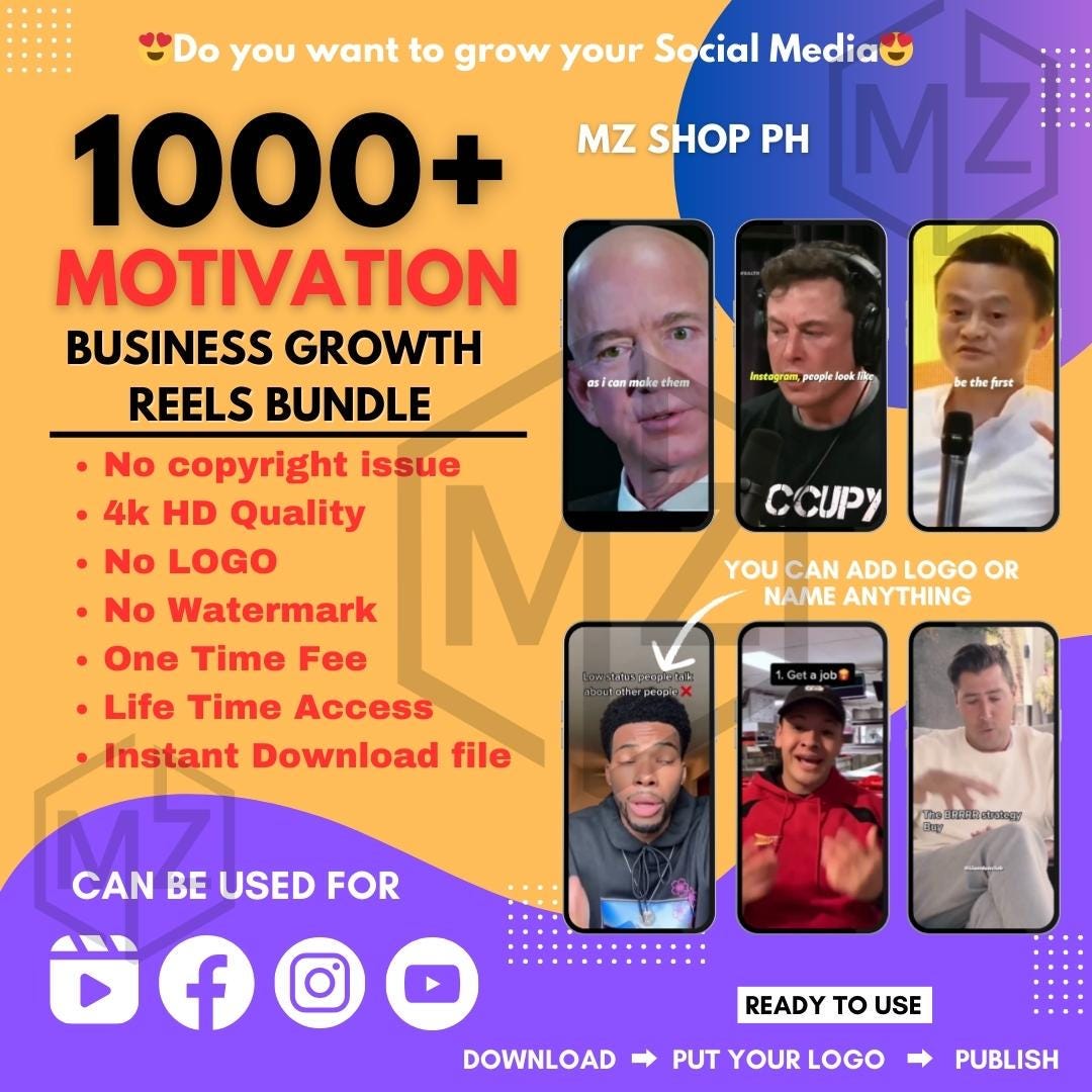 130K Viral Reels Bundle: Social Media Video Templates (Digital Download