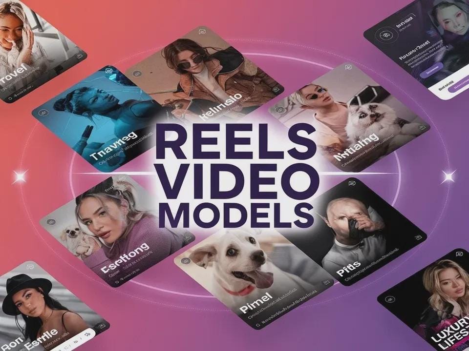 Viral Reels Bundle: Social Media Content Templates (Digital Download