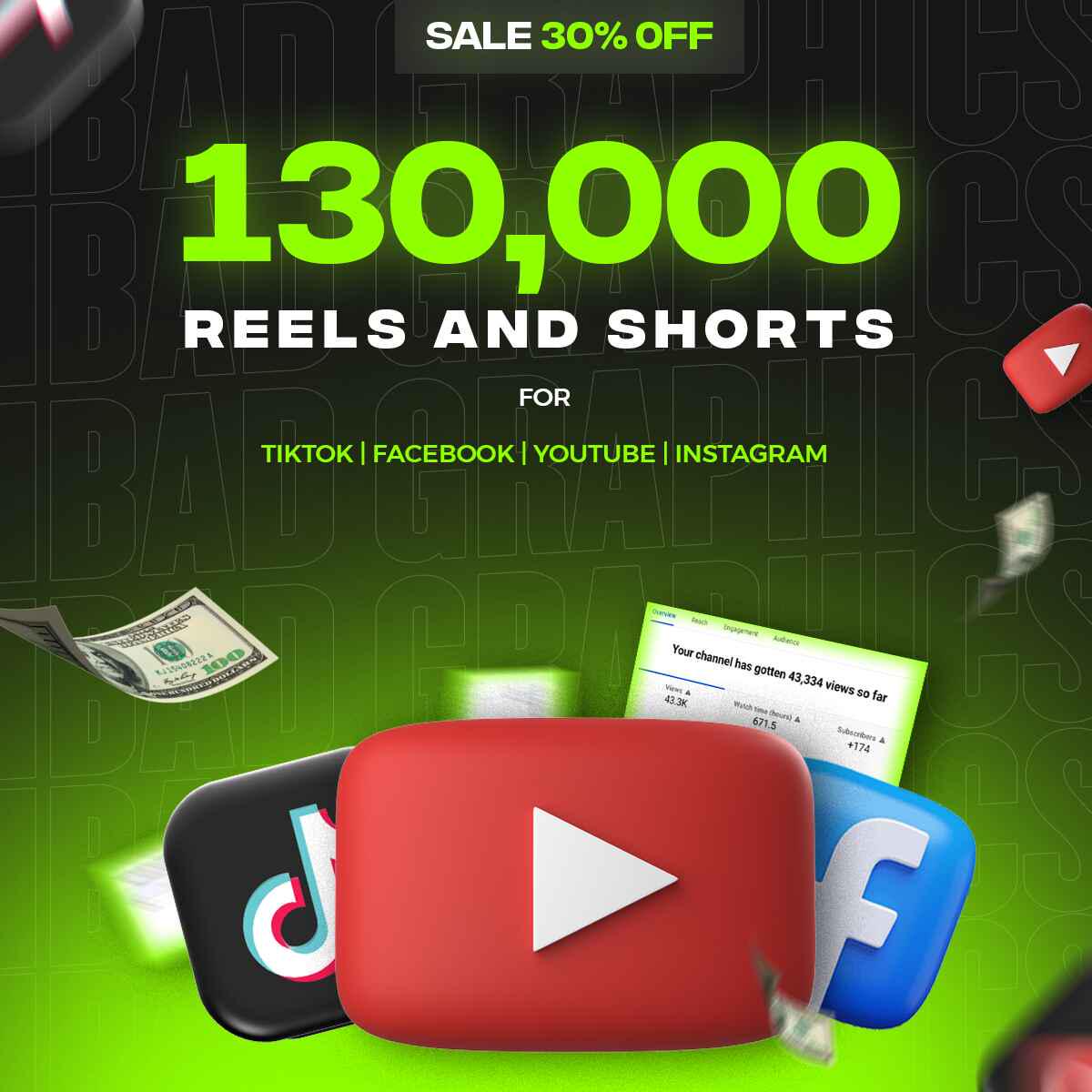 Ultimate 150K Reels Bundle with Private Label & Master Resell Rights | PLR MRR | Digital Products