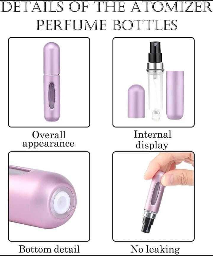 3 - Pack Refillable Perfume AtomizersAshiyana Shopping Mall