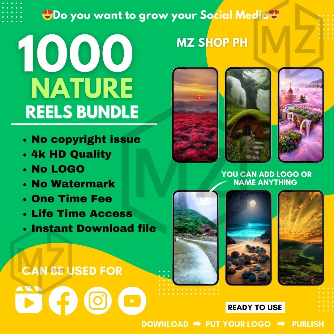 100000 reels bundle done for you: Viral Content Ideas (Digital Download PDF)
