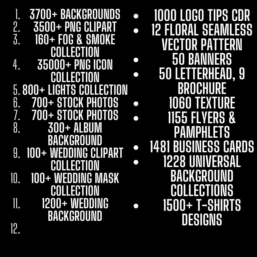 500000 Premium Graphics Bundle | All-in-One Design Toolkit for Creatives, Marketing & Social Media, with SVG, PNG, JPEG Files