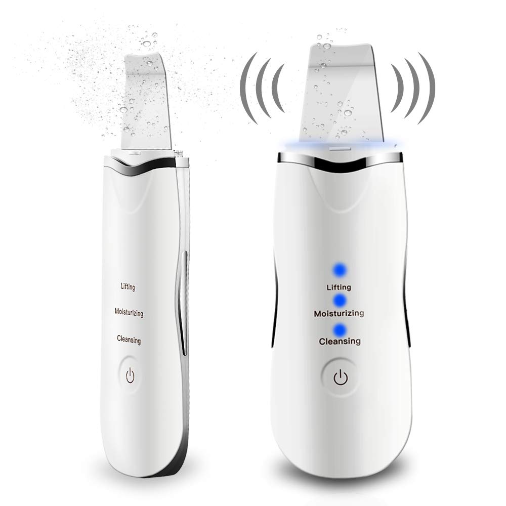 Ultrasonic Skin Scrubber – 5-in-1 Multifunctional Deep Face Cleansing