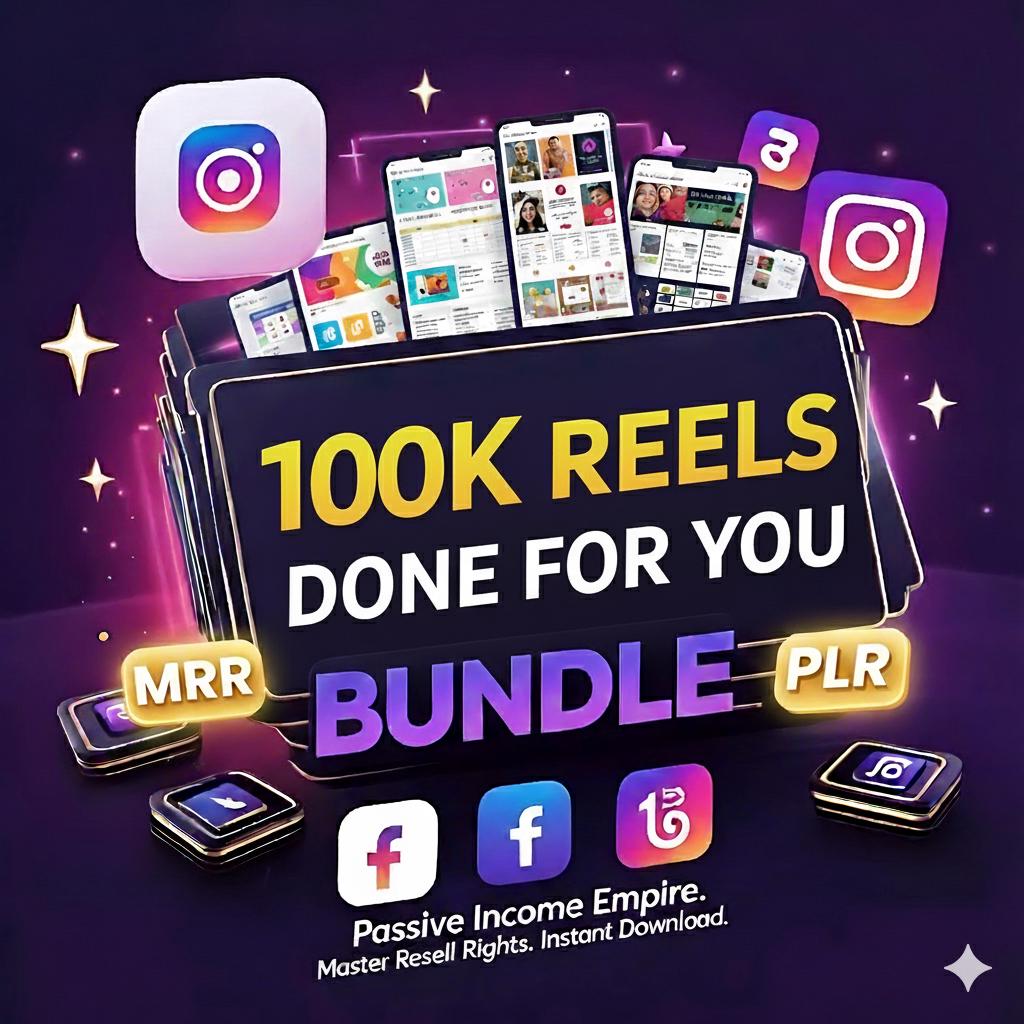 100000+ Viral Reels Bundle: Social Media Content Templates (Digital Download)