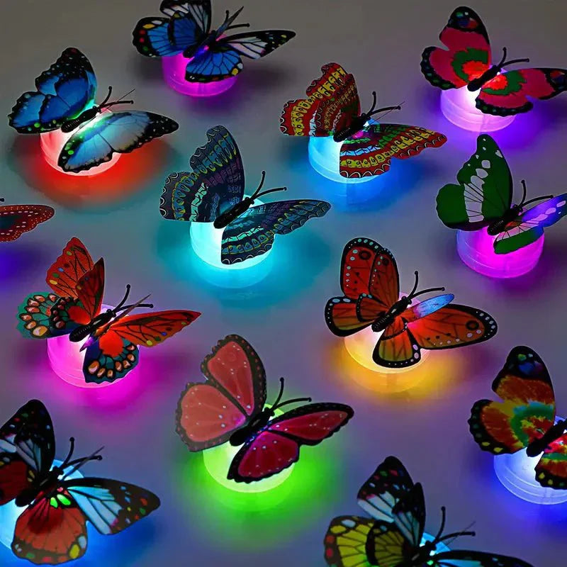 6 LED Butterfly Night LampsAshiyana Shopping Mall