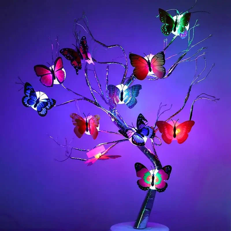 6 LED Butterfly Night LampsAshiyana Shopping Mall