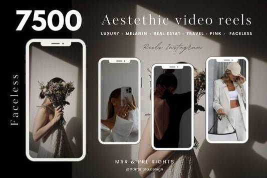 7500 Faceless Reels Bundle: Viral Social Media Video Content