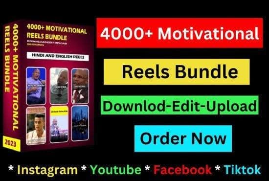 Motivational Reels: 4000+ Viral Video Clips and Bonuses for Inspiration and Growth