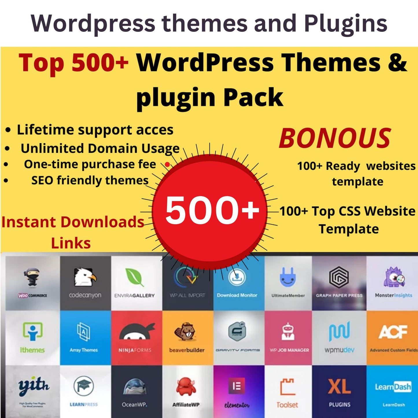 500+ WordPress Themes and Plugins | Digital Download