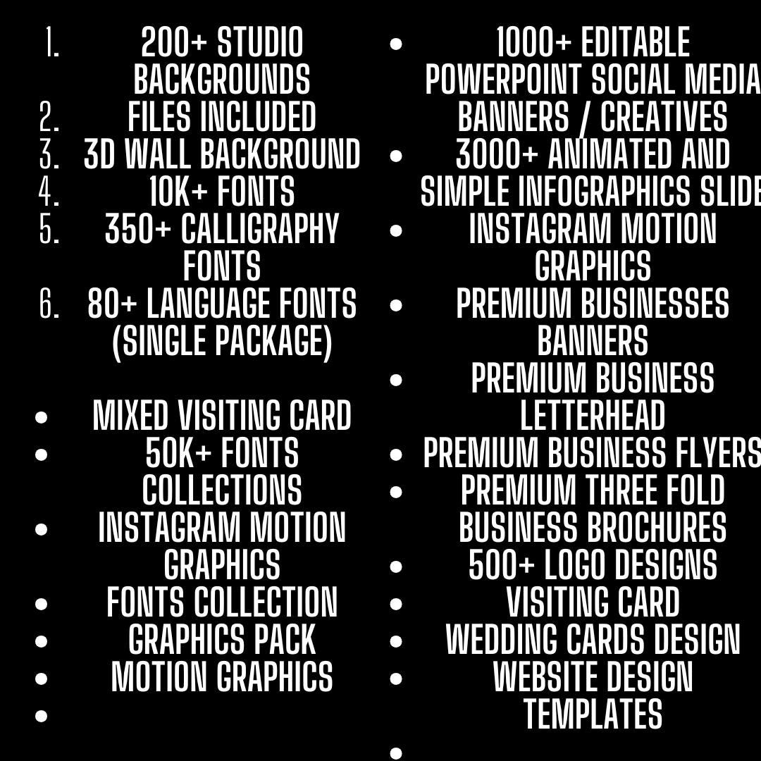 500000 Premium Graphics Bundle | All-in-One Design Toolkit for Creatives, Marketing & Social Media, with SVG, PNG, JPEG Files